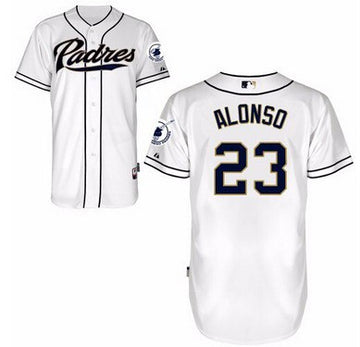 Yonder Alonso San Diego Padres white jersey