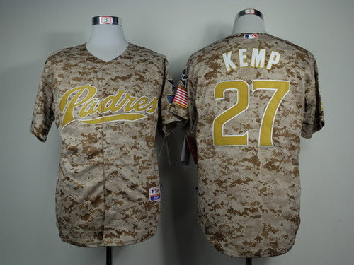 MLB Matt Kemp San Diego Padres camo Camo jersey