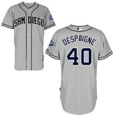 Odrisamer Despaigne San Diego Padres gray jersey