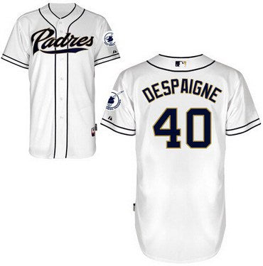 Odrisamer Despaigne San Diego Padres white jersey
