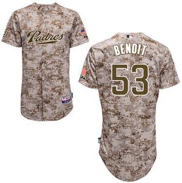 Joaquin Benoit San Diego Padres camo Camo jersey