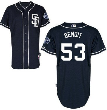 Joaquin Benoit San Diego Padres navy jersey
