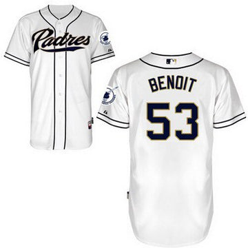 Joaquin Benoit San Diego Padres white jersey
