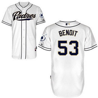 Joaquin Benoit San Diego Padres white jersey