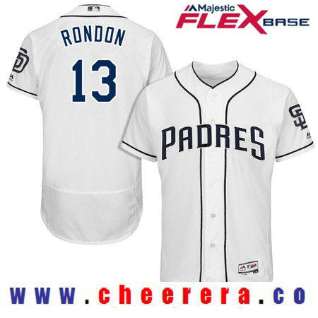 Jose Rondon San Diego Padres white Home jersey