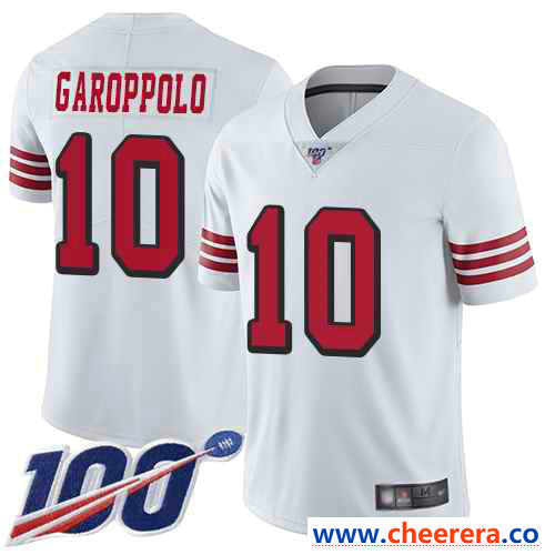 Jimmy Garoppolo San Francisco 49ers white Limited jersey