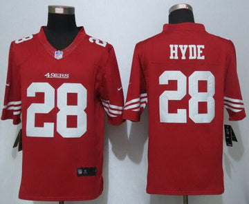 Carlos Hyde San Francisco 49ers scarlet Limited jersey