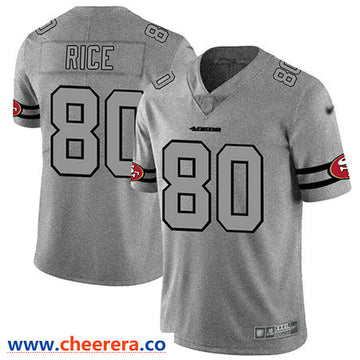 Jerry Rice San Francisco 49ers gray Limited jersey