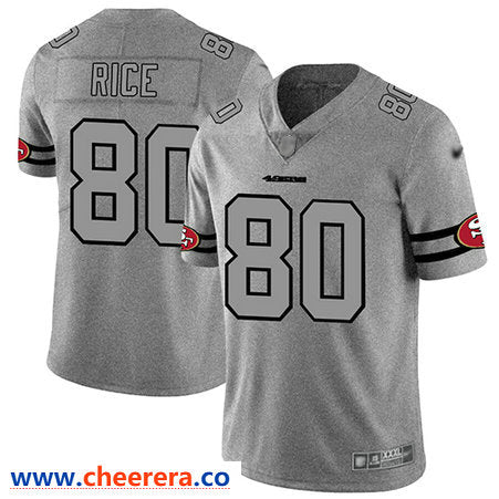 Jerry Rice San Francisco 49ers gray Limited jersey