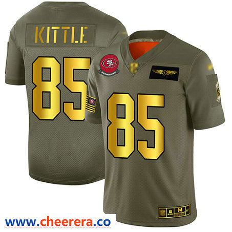 George Kittle San Francisco 49ers camo Salute To Service jersey