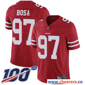 Nick Bosa San Francisco 49ers red Vapor jersey