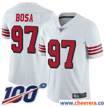 Nick Bosa San Francisco 49ers white Limited jersey