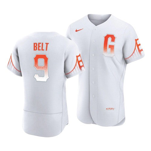 Brandon Belt San Francisco Giants white City Connect jersey