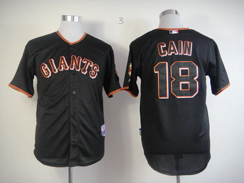 San Fransico Matt Cain San Francisco Giants black Fashion jersey