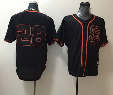 MLB San Fransico Buster Posey San Francisco Giants black jersey