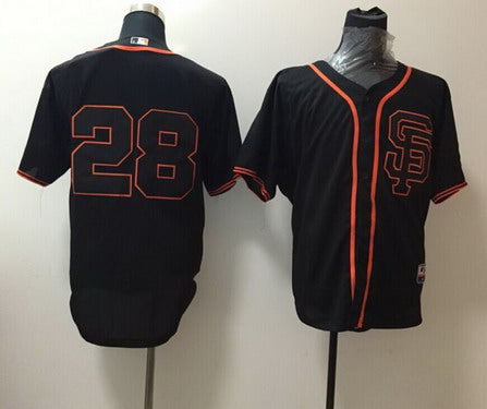 MLB San Fransico Buster Posey San Francisco Giants black jersey