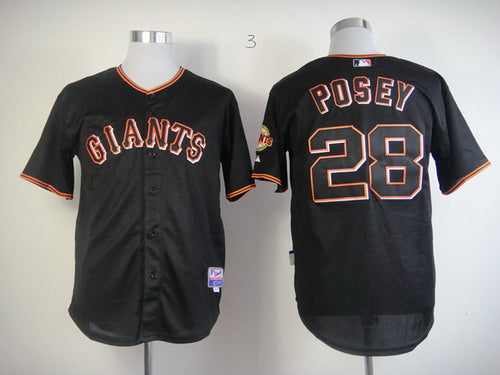 San Fransico Buster Posey San Francisco Giants black Fashion jersey