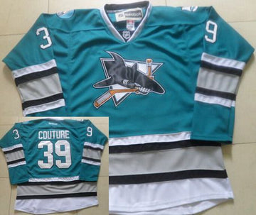 Logan Couture San Jose Sharks teal jersey