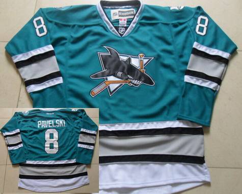 Joe Pavelski San Jose Sharks teal jersey