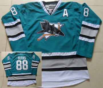 Brent Burns San Jose Sharks teal jersey