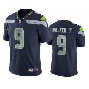Kenneth Walker III Seattle Seahawks navy Vapor jersey