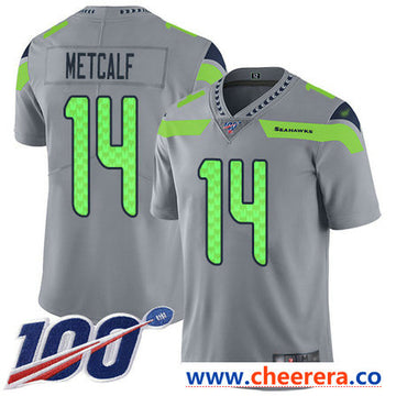 D.K. Metcalf Seattle Seahawks gray Inverted Legend jersey