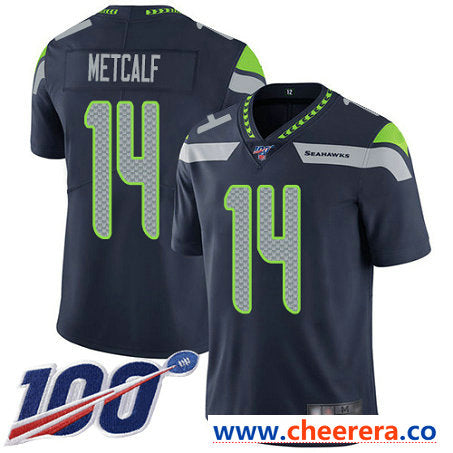 D.K. Metcalf Seattle Seahawks blue Vapor jersey