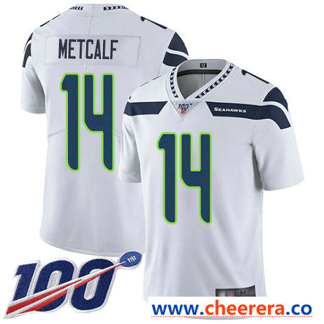 D.K. Metcalf Seattle Seahawks white Vapor jersey