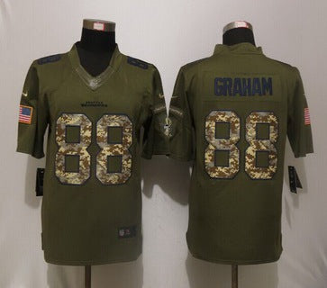 Jimmy Graham Seattle Seahawks green Salute To Service jersey