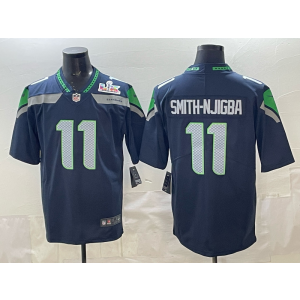 Jaxon Smith-Njigba Seattle Seahawks navy Vapor jersey