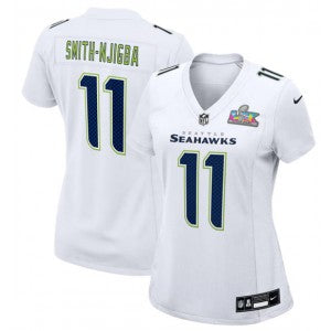 Jaxon Smith-Njigba Seattle Seahawks white Vapor jersey