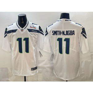 Smith-Njigba Seattle Seahawks white Vapor jersey