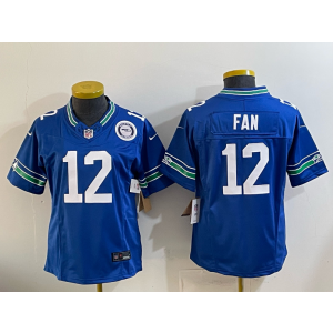 Fan Seattle Seahawks royal Vapor jersey