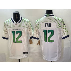 Fan Seattle Seahawks white Vapor jersey
