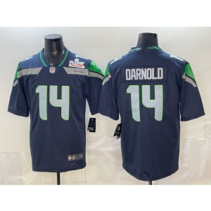 Darnold Seattle Seahawks blue Vapor jersey