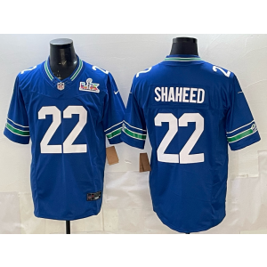 Shaheed Seattle Seahawks blue Vapor jersey