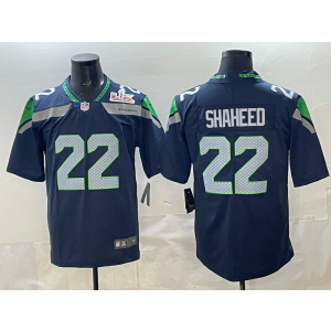 Shaheed Seattle Seahawks blue Vapor jersey