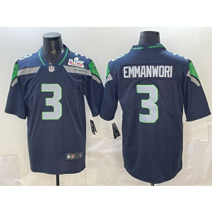Emmanwori Seattle Seahawks blue Vapor jersey