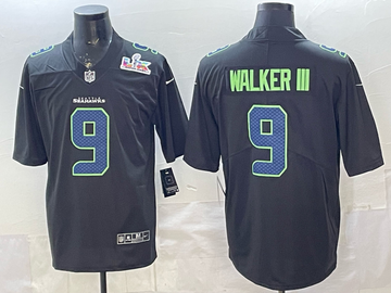 Walker III Seattle Seahawks black Vapor jersey