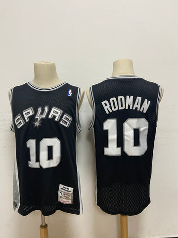 Dennis Rodman San Antonio Spurs black jersey