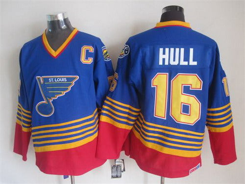 Brett Hull St. Louis Blues blue Throwback jersey