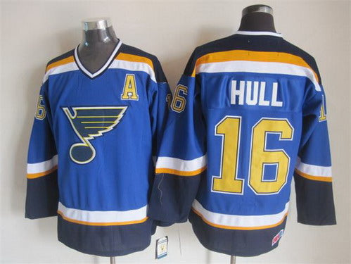 Brett Hull St. Louis Blues blue Throwback jersey