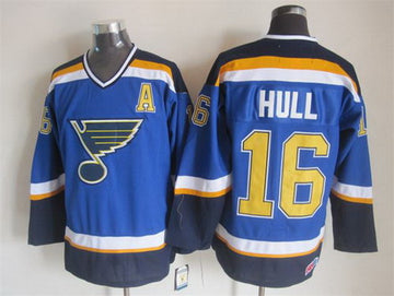 Brett Hull St. Louis Blues blue Throwback jersey