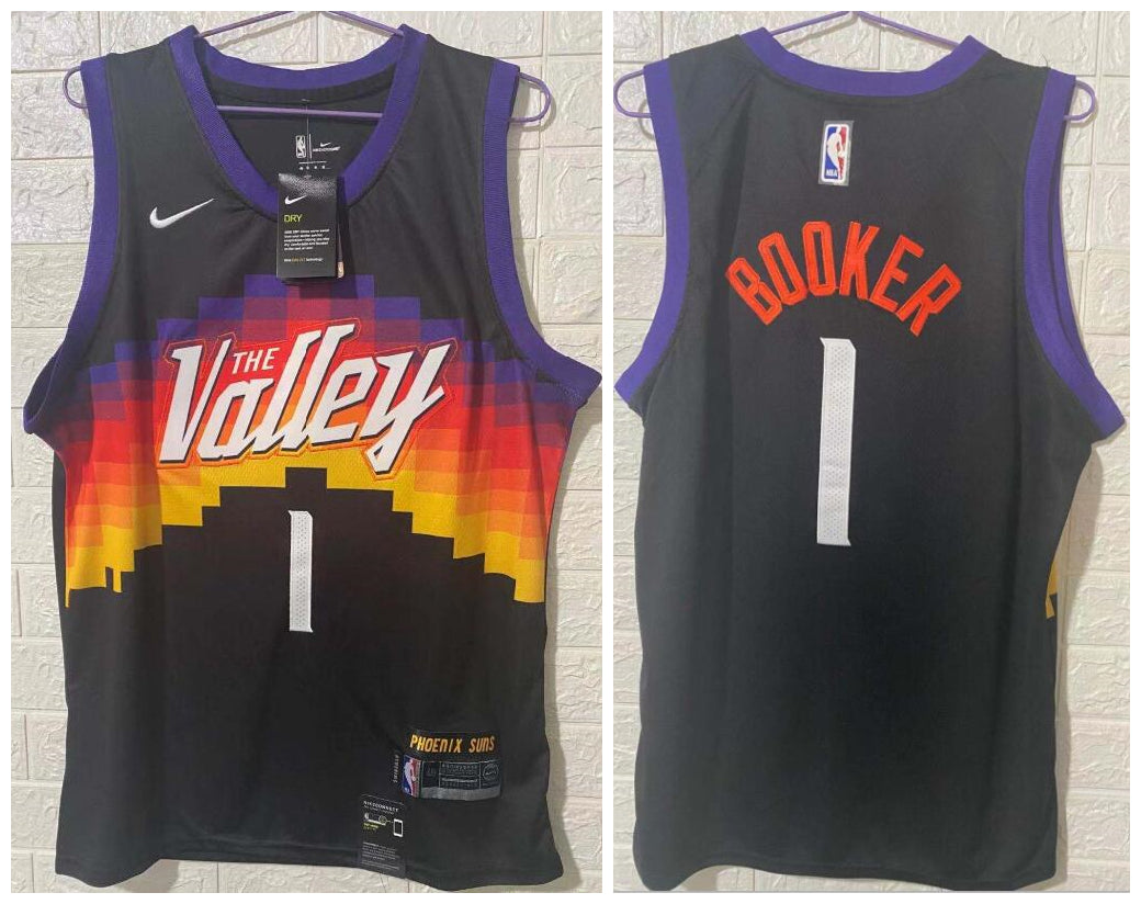 Devin Booker Phoenix Suns black jersey