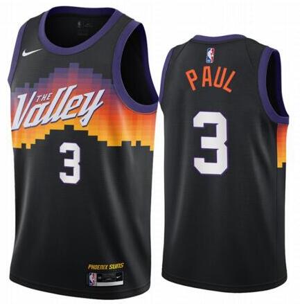 Chris Paul Phoenix Suns black jersey
