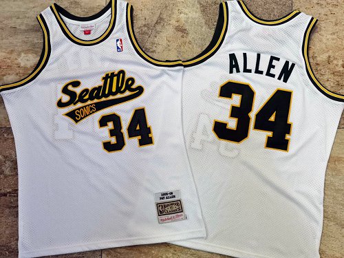 Pay Allen Oklahoma City Thunder white jersey