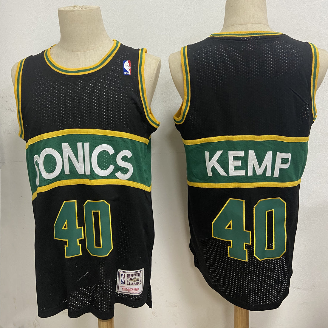 Shawn Kemp Oklahoma City Thunder black jersey