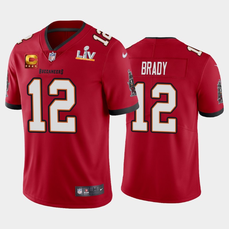 Tom Brady Tampa Bay Buccaneers red Vapor jersey