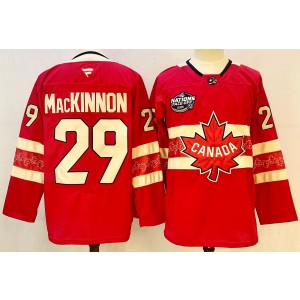 Mackinnon Team Canada red jersey