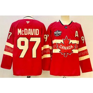 McDavid Team Canada red jersey